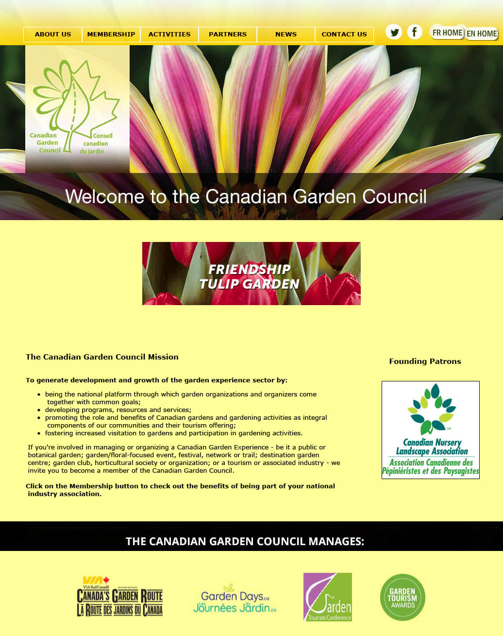 Canadian Garden Council website